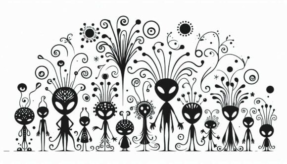 Aliens with Antennas: Graphics & Illustrations for Sellers