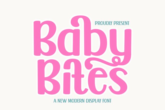 Baby Bites: A Retro Display Font for Fun Brands