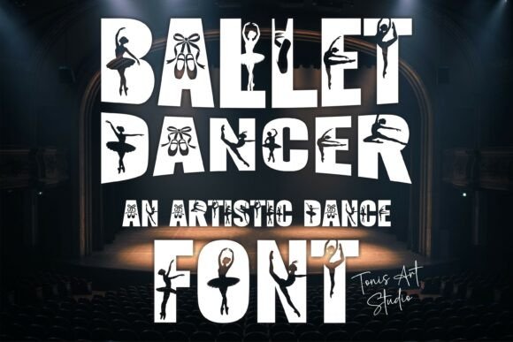 Ballet Dancer: A Decorative Font for Elegant Branding