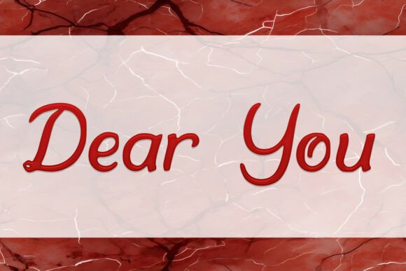 Dear You Fonts: A Script Amp Review for Bloggers