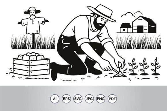 Farm Seedling Graphics & Illustrations Review