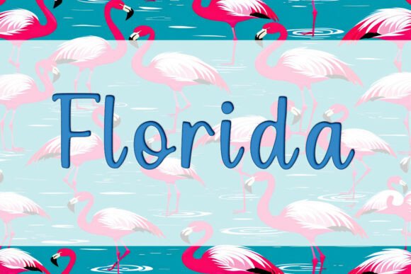 Florida Font Review: Stitching Style for Modern Apparel