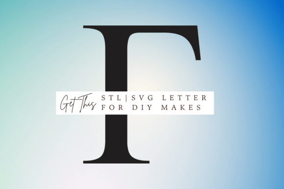 Greek Letter Rho SVG and STL for 3D Printing Signs Amp