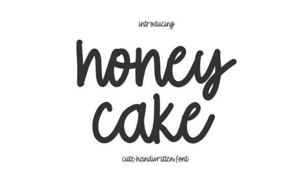 Honey Cake: Whimsical Script Amp Fonts for Blogs