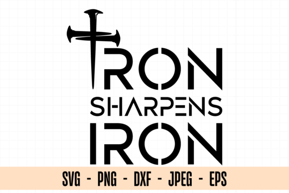 Iron Sharpens Iron SVG: A Designer's Review for Embroidery