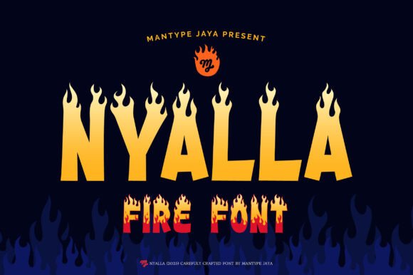Nyalla: Fiery Decorative Fonts for Bold Branding