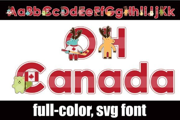 Oh Canada: Bold Color Fonts for Digital Sellers