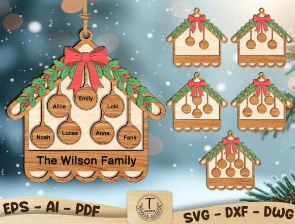 Review: Personalized Family Ornament SVG for Holiday Projects