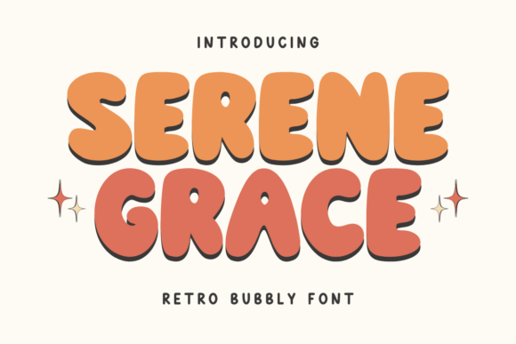 Serene Grace: A Vintage Bubble Font Review for Embroidery