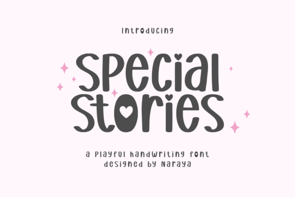 Special Stories: A Playful Script Amp Font for Modern Design
