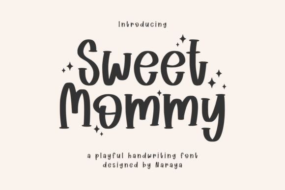 Sweet Mommy Display Fonts for Blog Graphics